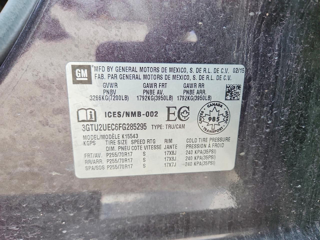 2015 GMC SIERRA K1500 SLE photo 25