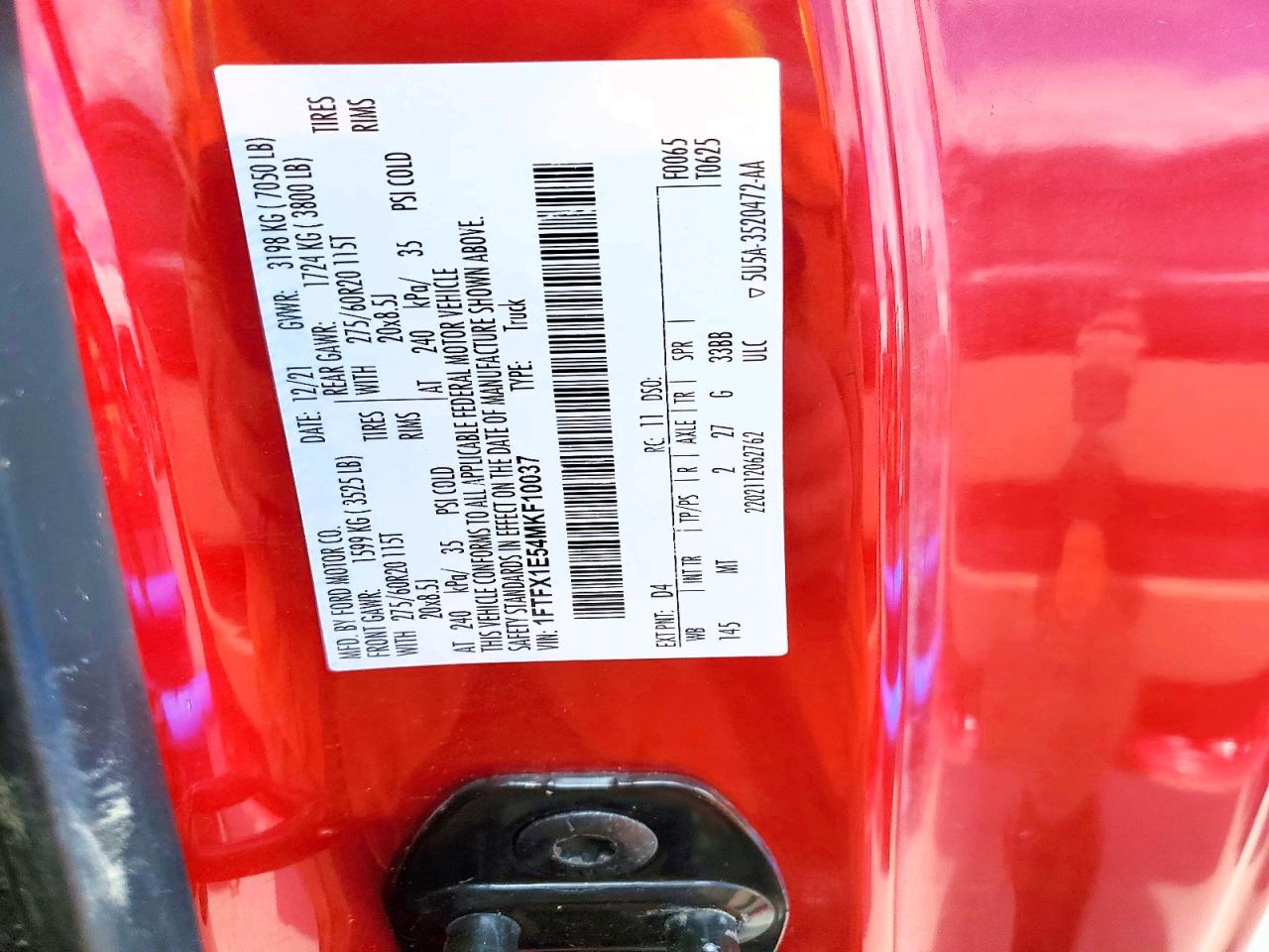 2021 FORD F150 SUPER CAB photo 23