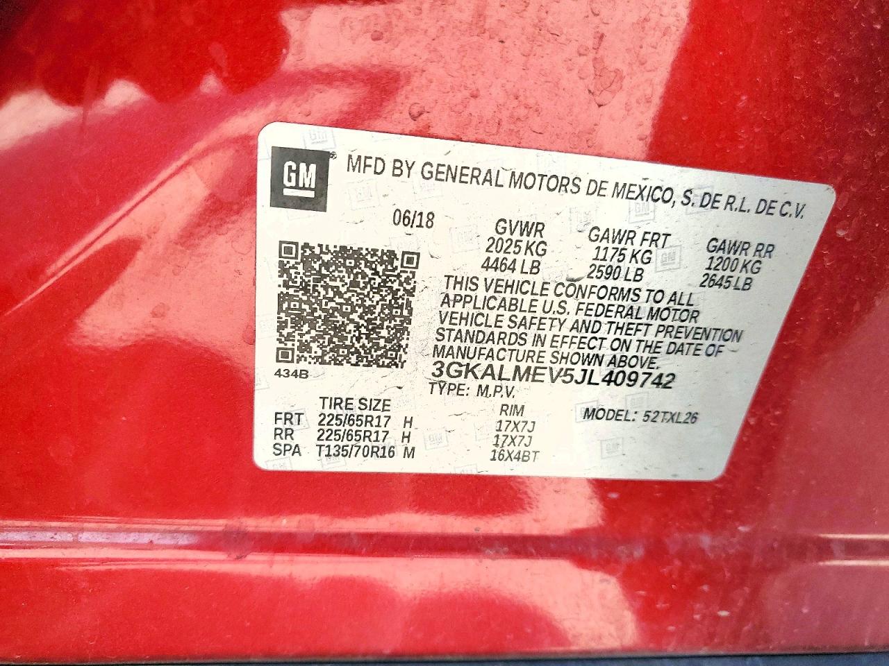 2018 GMC TERRAIN SLE photo 27