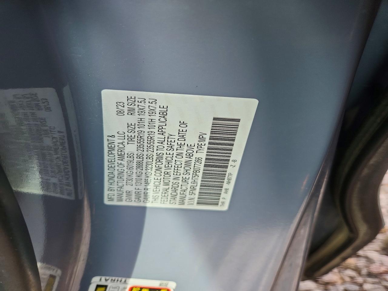 2023 HONDA ODYSSEY SPORT-L photo 13