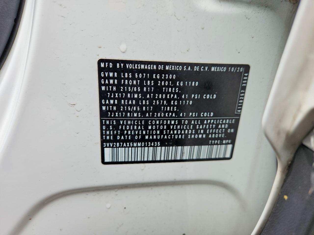 2021 VOLKSWAGEN TIGUAN SE photo 37