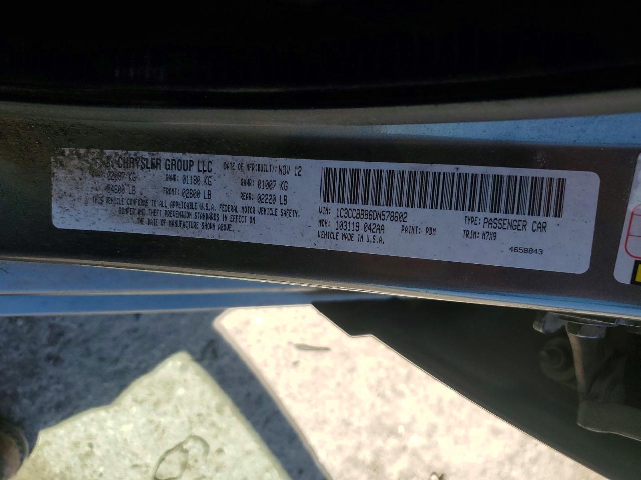 2013 CHRYSLER 200 TOURING photo 34
