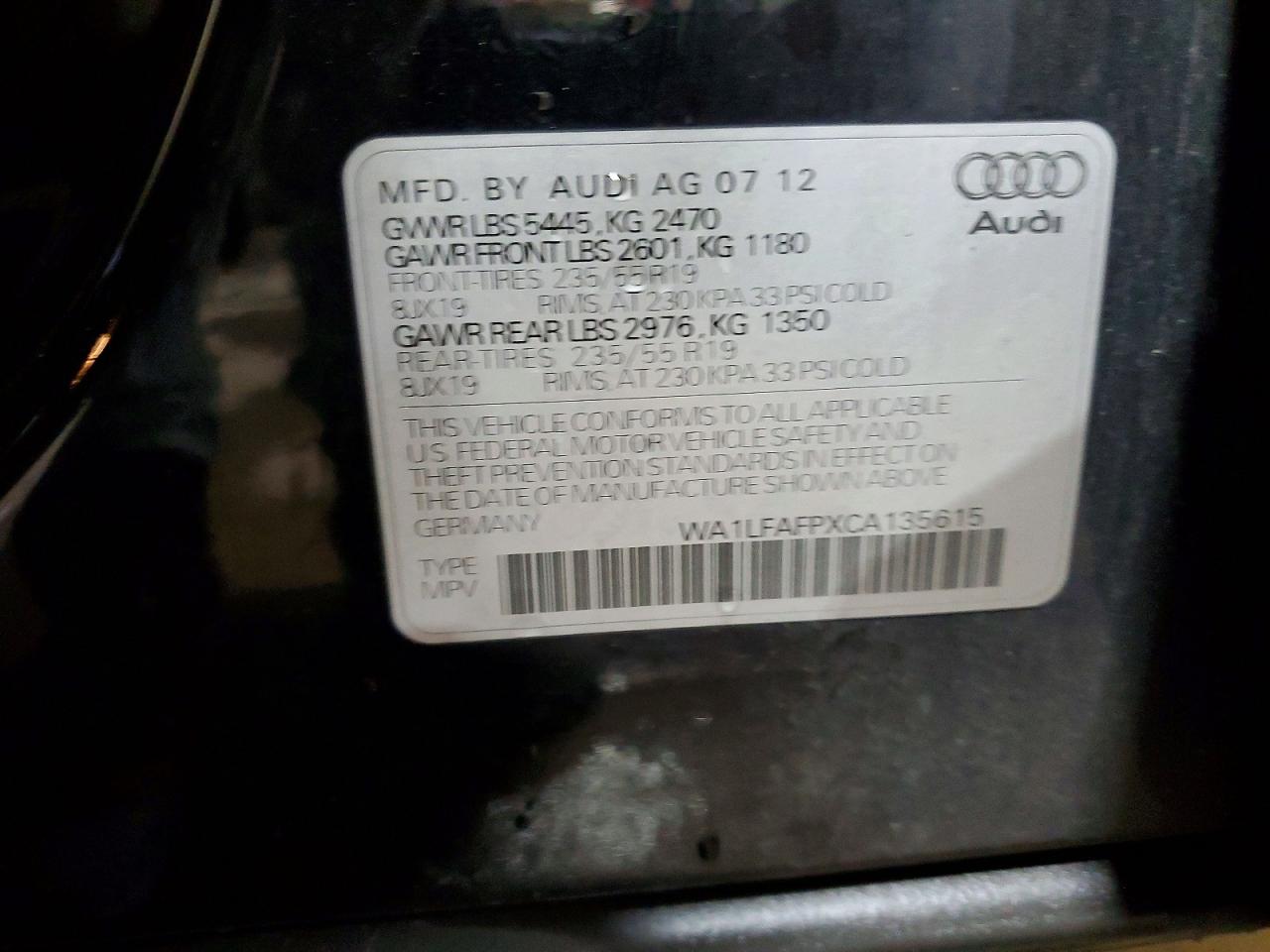 2012 AUDI Q5 PREMIUM PLUS photo 25