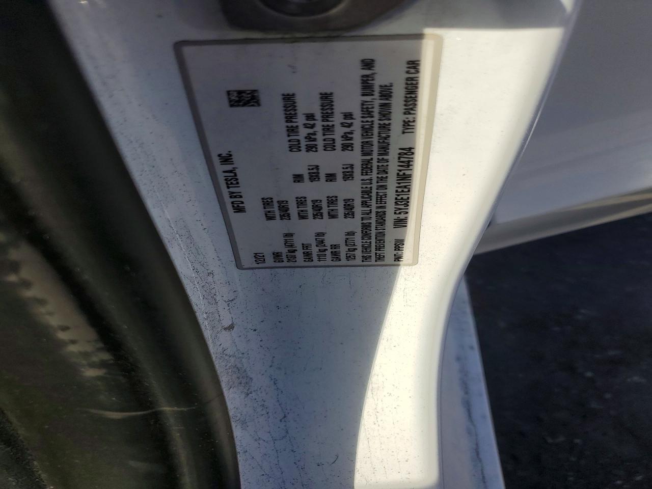 2022 TESLA MODEL 3 photo 34