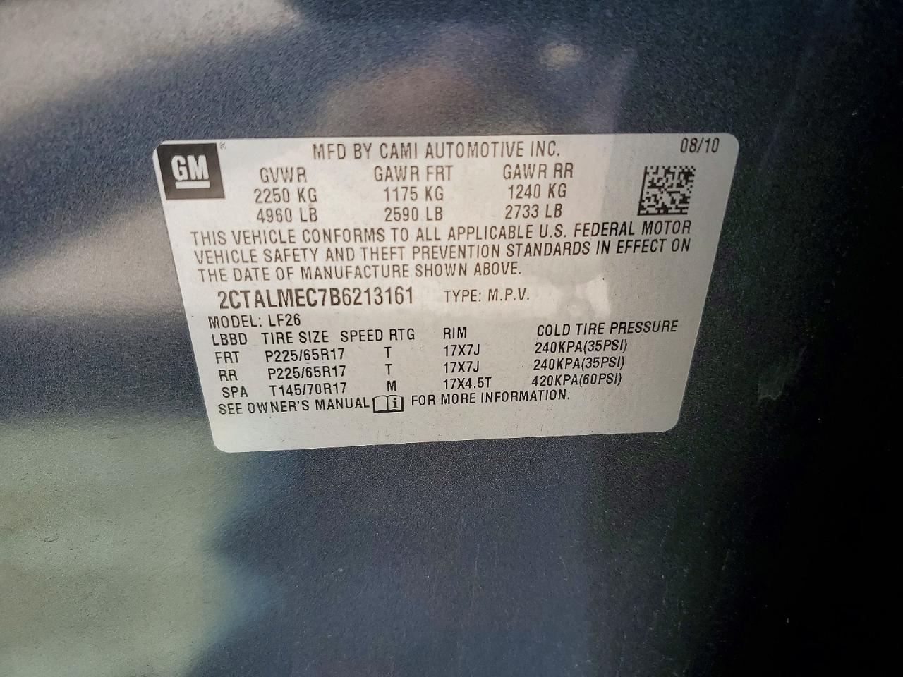 2011 GMC TERRAIN SLE photo 37