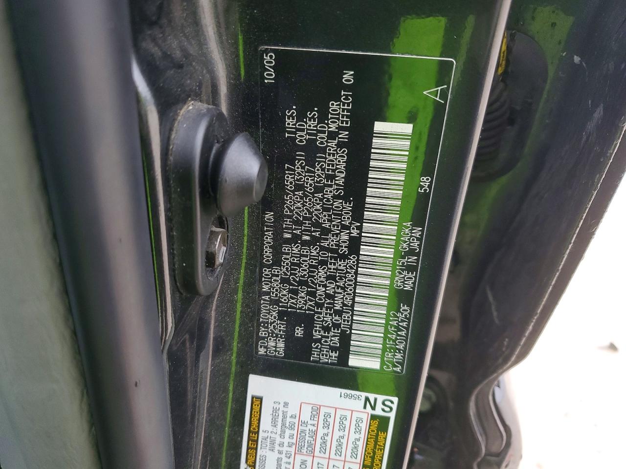 2006 TOYOTA 4RUNNER SR5 photo 13