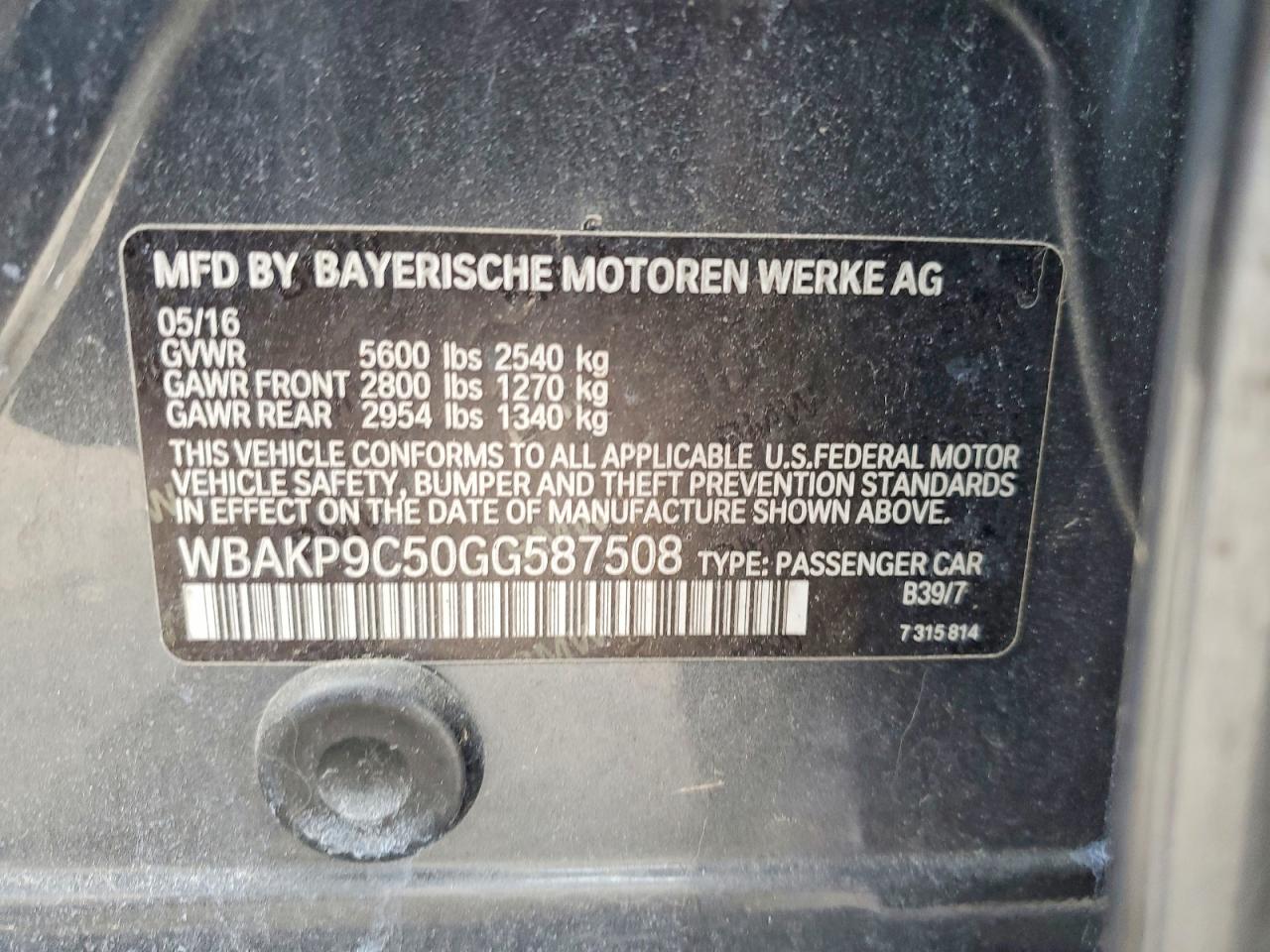 2016 BMW 550 XI photo 23