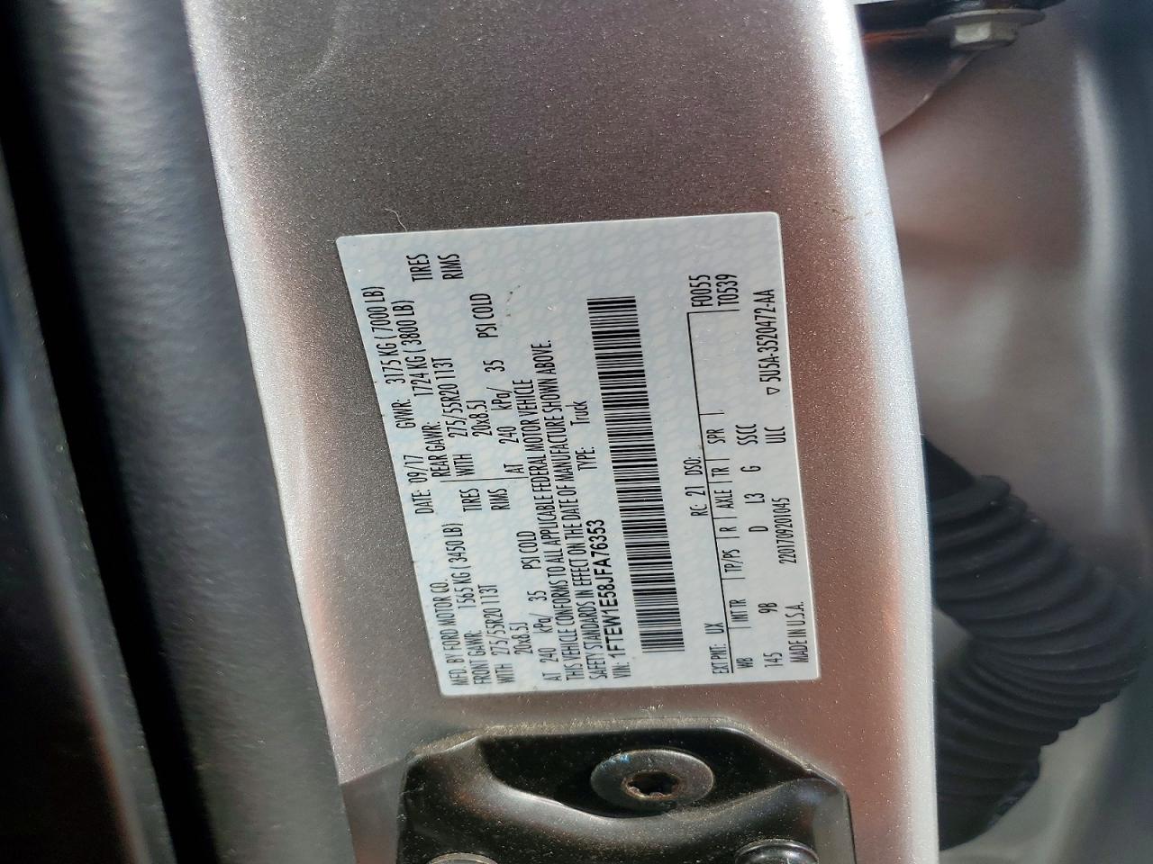 2018 FORD F150 SUPERCREW photo 25