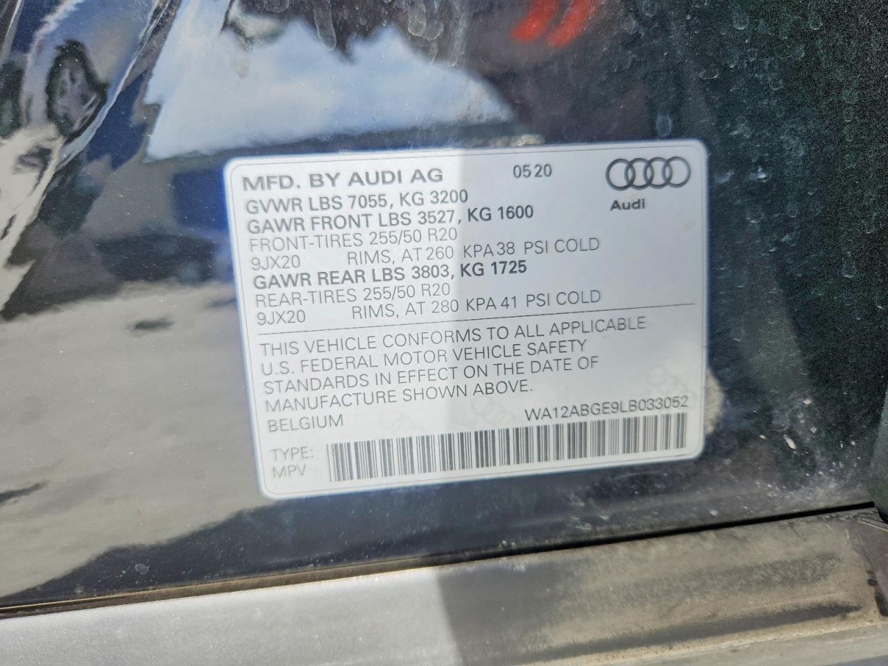 2020 AUDI E-TRON SPORTBACK PREMIUM PLUS photo 25