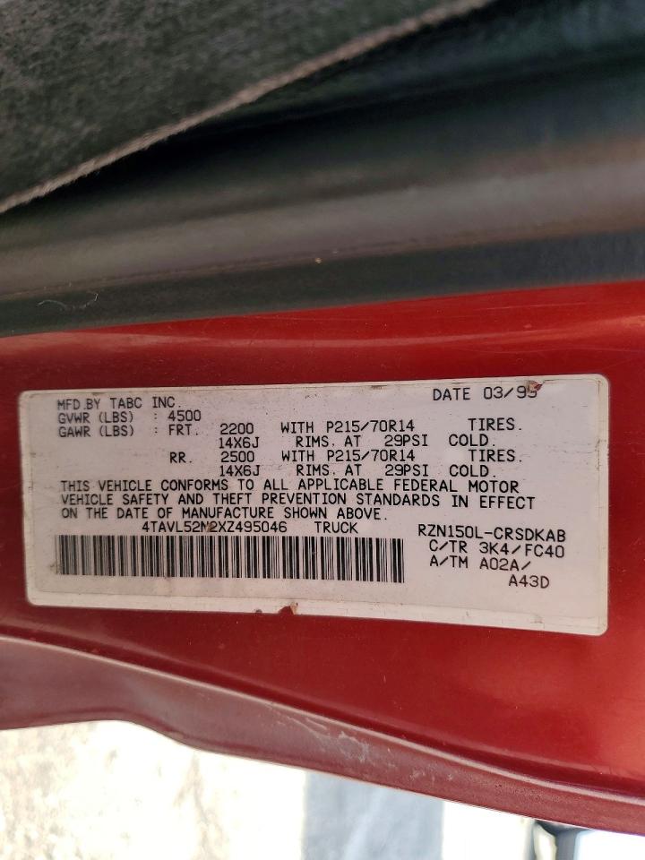 1999 TOYOTA TACOMA BASE photo 23