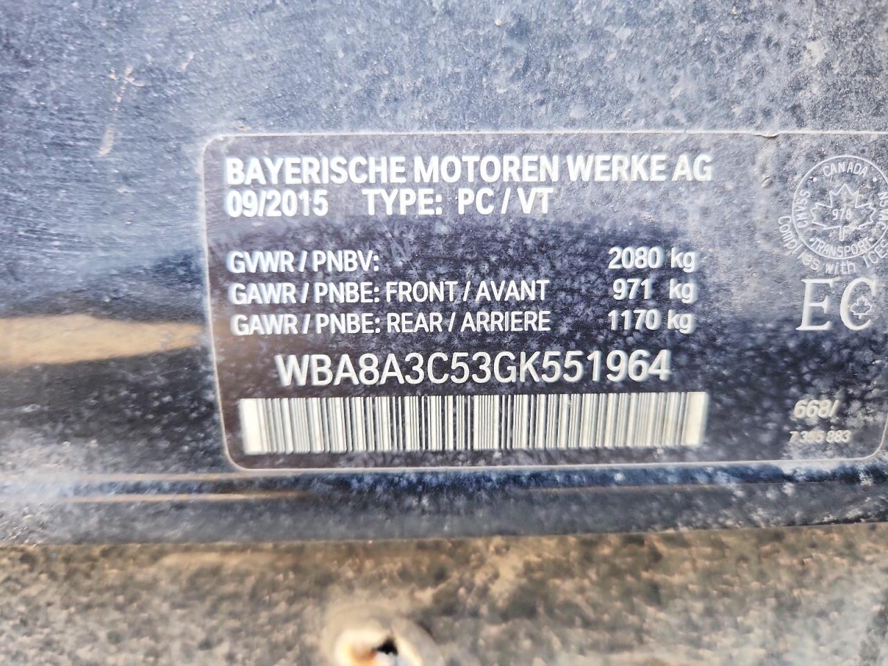 2016 BMW 320 XI photo 23