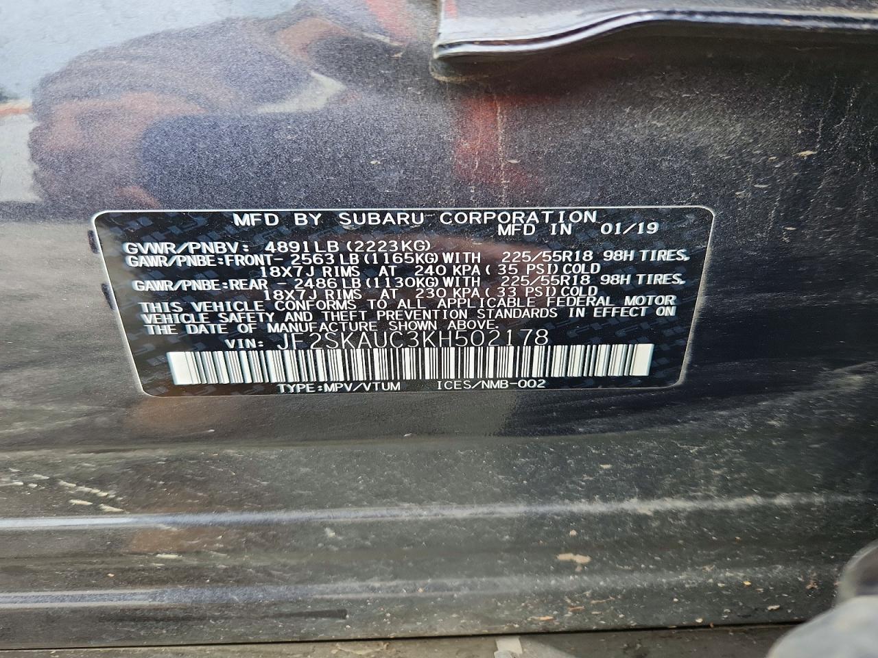 2019 SUBARU FORESTER LIMITED photo 25