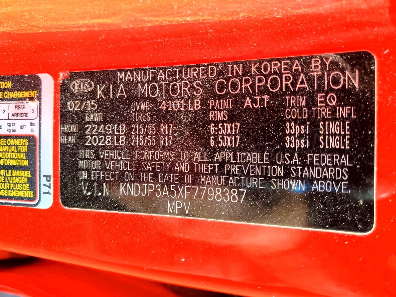 2015 KIA SOUL + photo 13