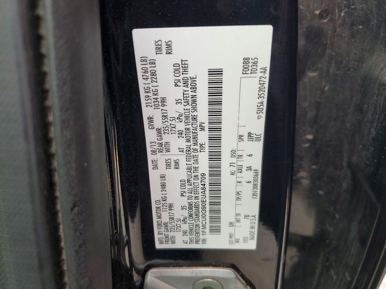 2014 FORD ESCAPE SE photo 13