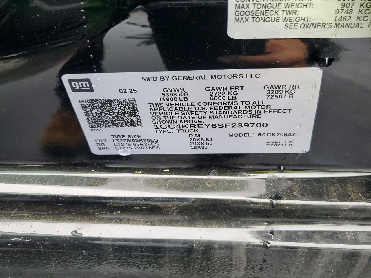 2025 CHEVROLET SILVERADO K2500 HIGH COUNTRY photo 13