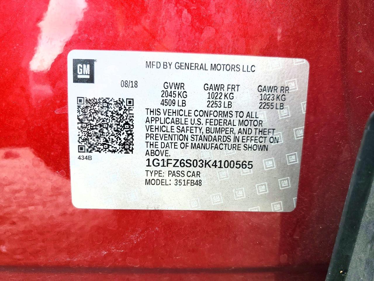2019 CHEVROLET BOLT EV PREMIER photo 34