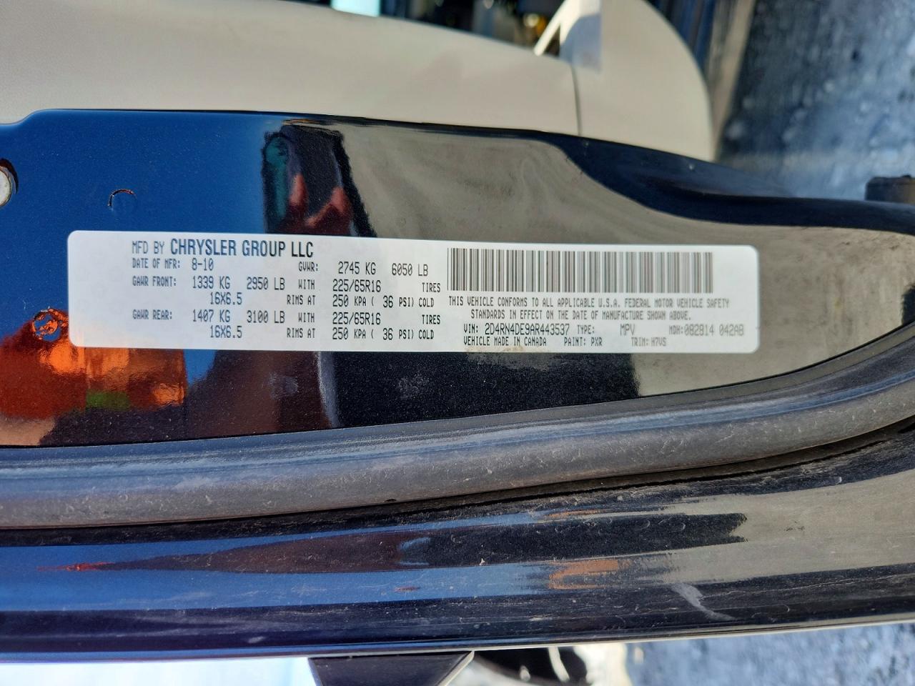 2010 DODGE GRAND CARAVAN SE photo 25
