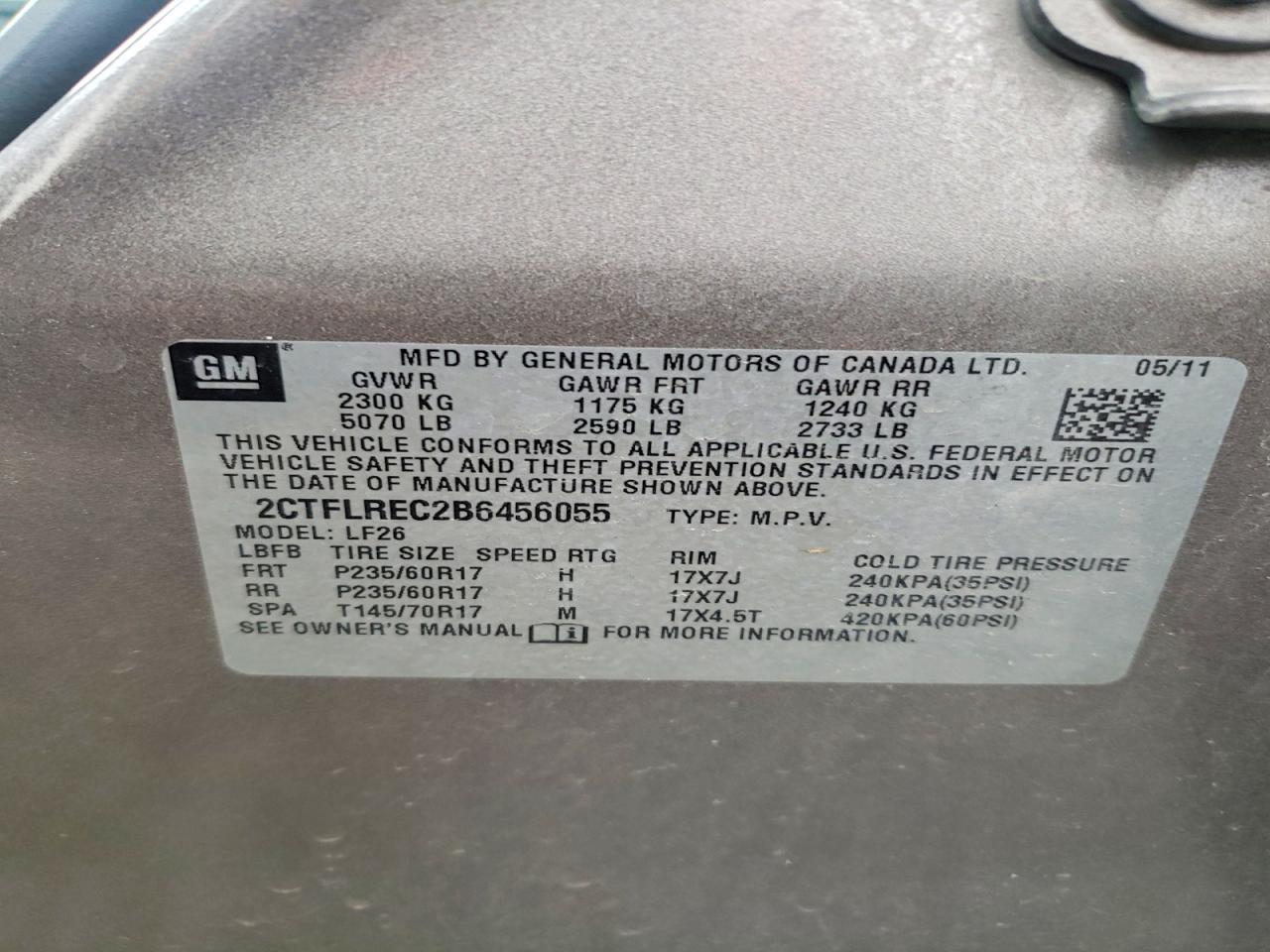 2011 GMC TERRAIN SLE photo 25