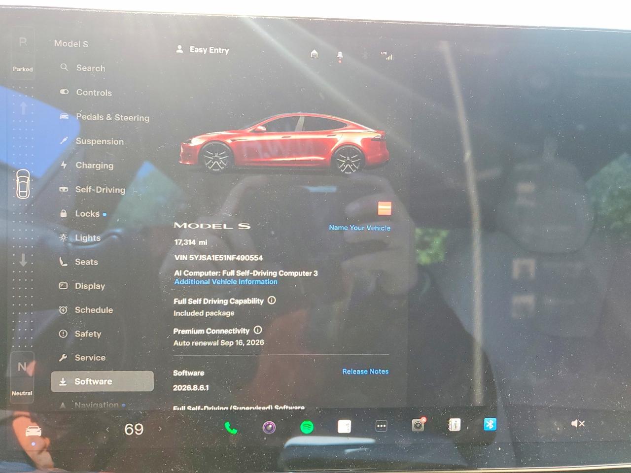 2022 TESLA MODEL S photo 17