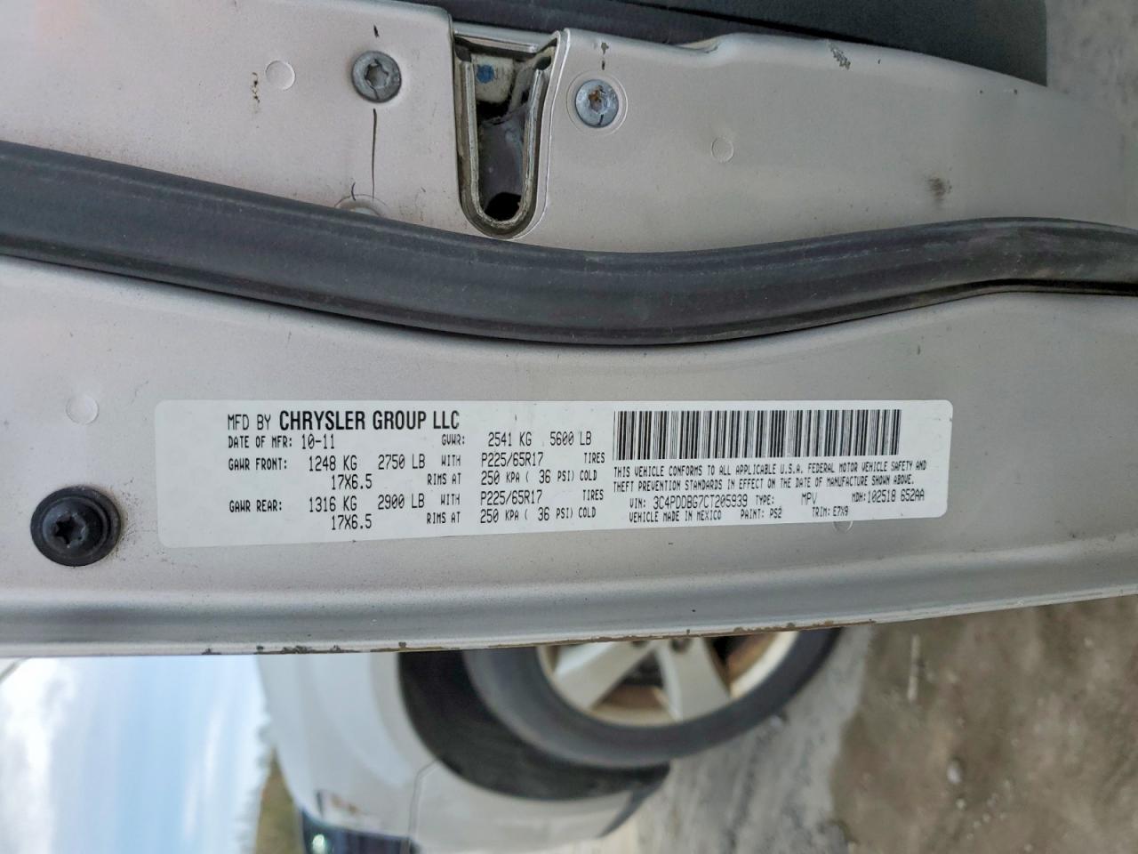 2012 DODGE JOURNEY SXT photo 14