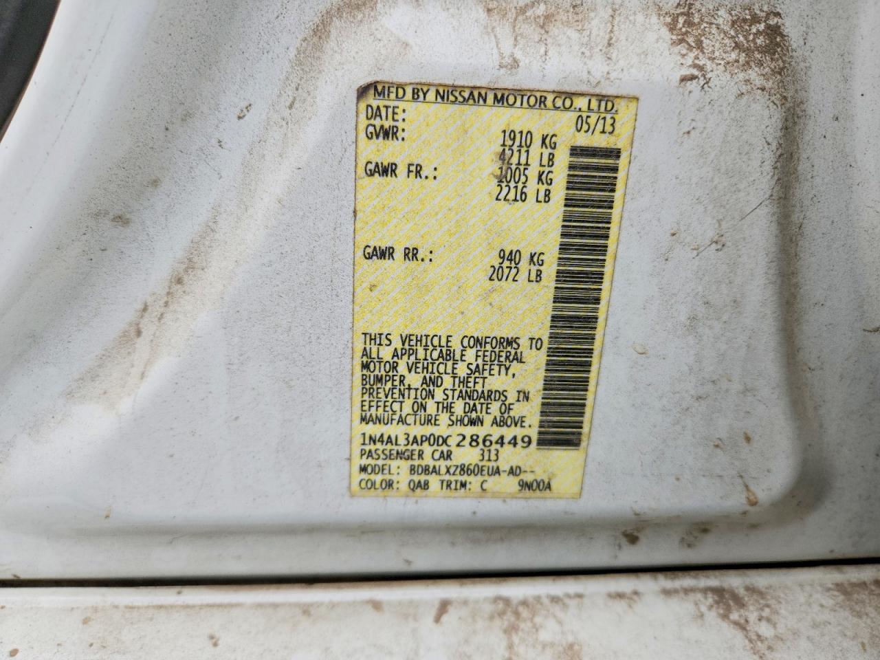 2013 NISSAN ALTIMA 2.5 photo 34