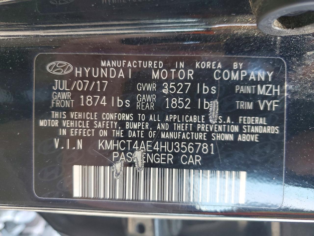 2017 HYUNDAI ACCENT SE photo 23