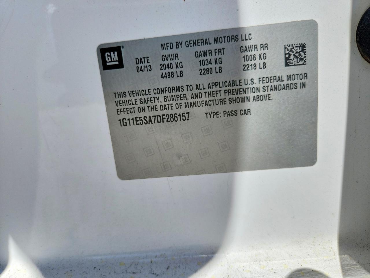 2013 CHEVROLET MALIBU 2LT photo 37