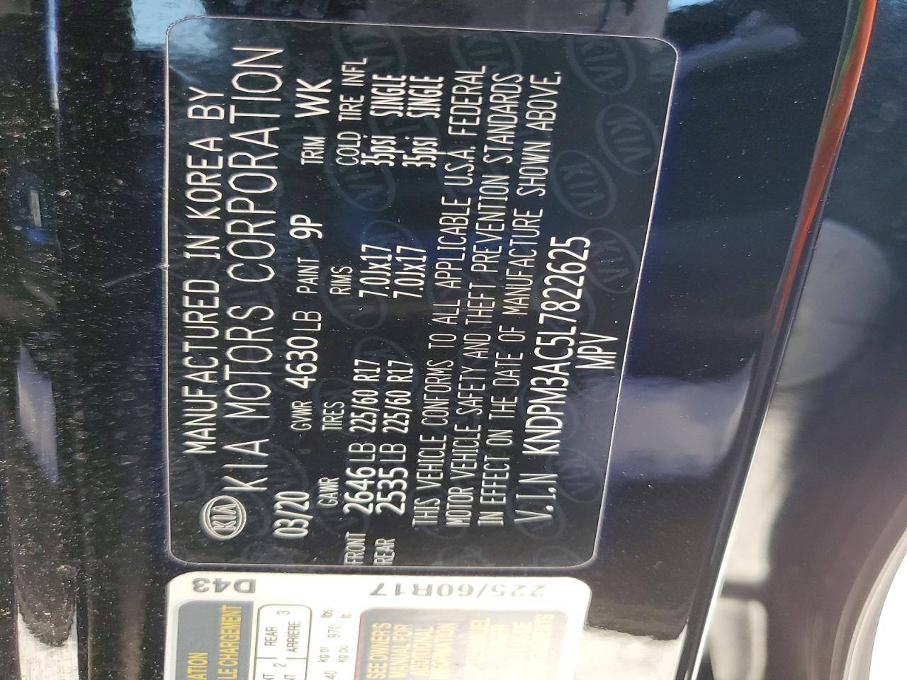 2020 KIA SPORTAGE LX photo 37