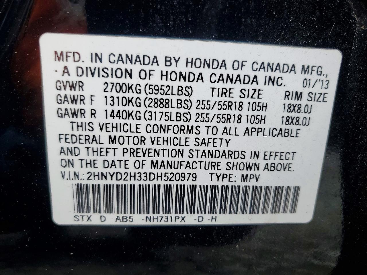 2013 ACURA MDX TECHNOLOGY photo 37