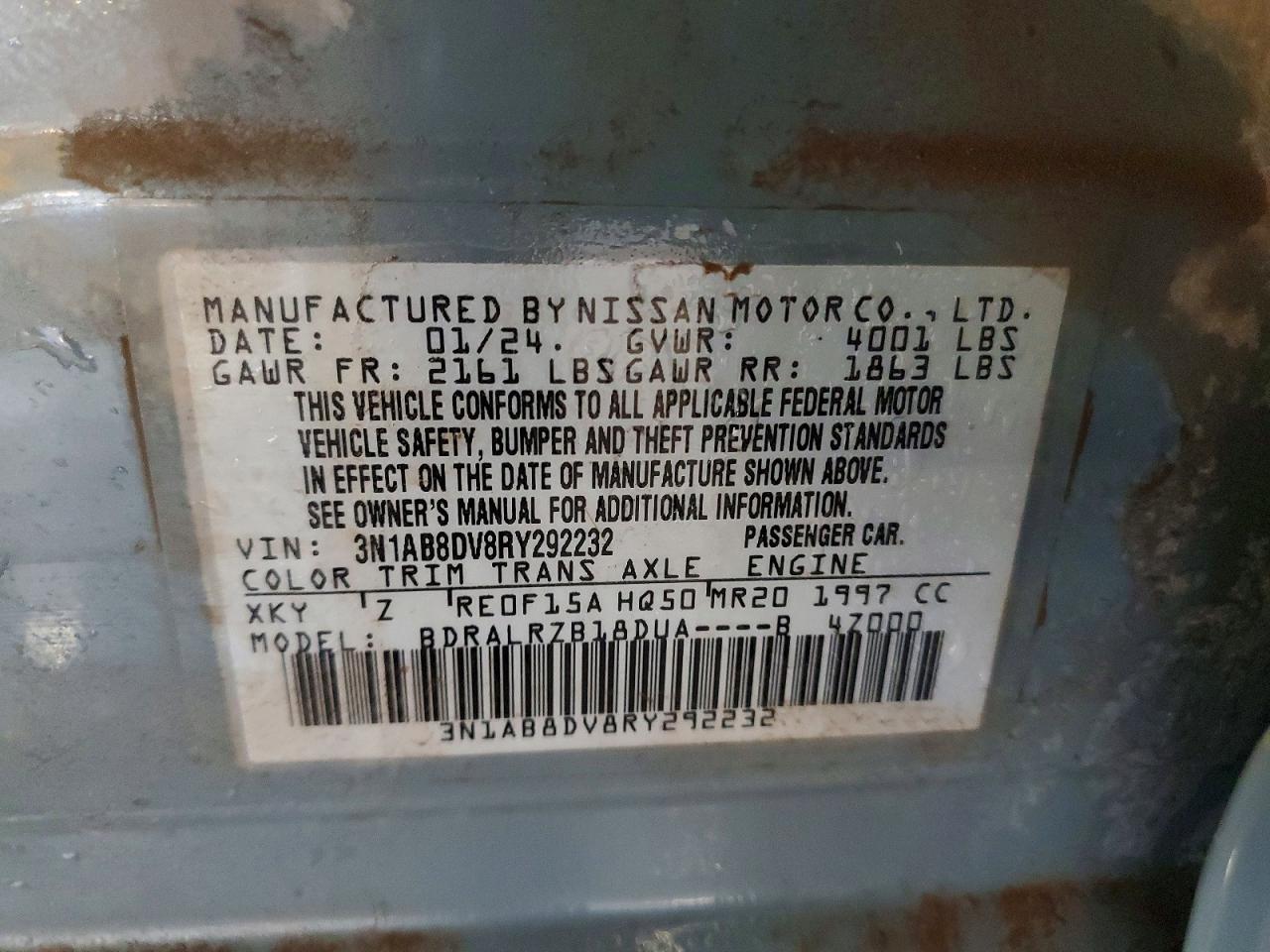 2024 NISSAN SENTRA SR photo 34