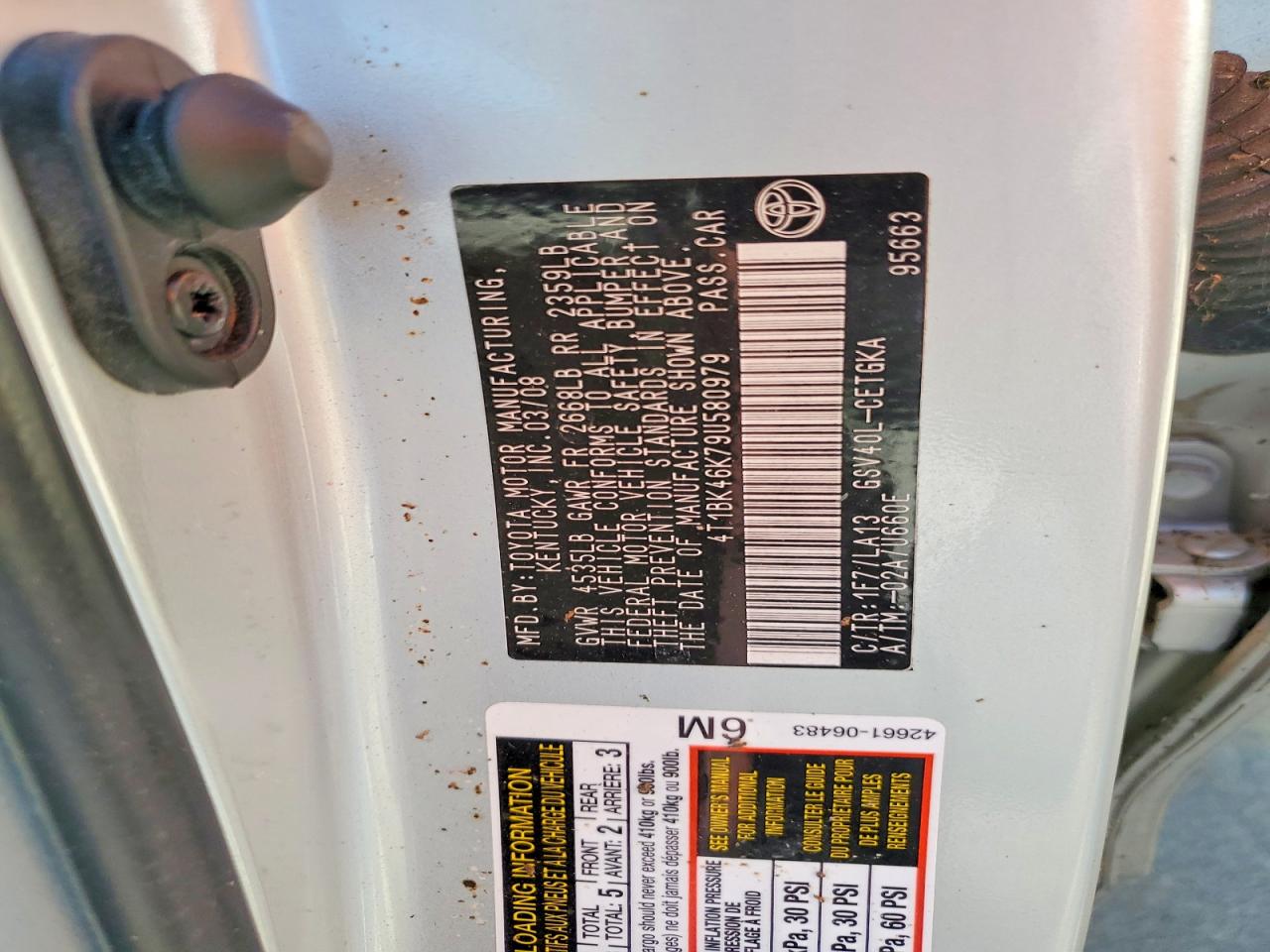 2009 TOYOTA CAMRY XLE V6 photo 23