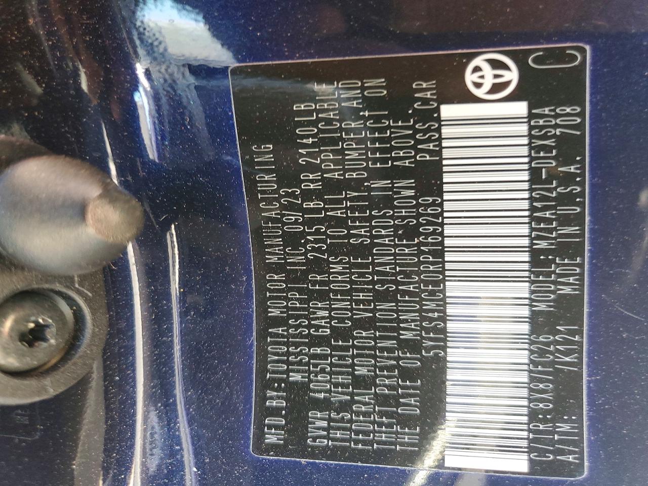 2024 TOYOTA COROLLA SE photo 13