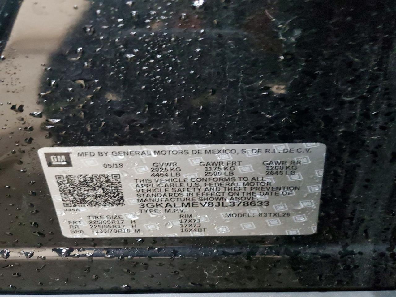 2018 GMC TERRAIN SLE photo 25