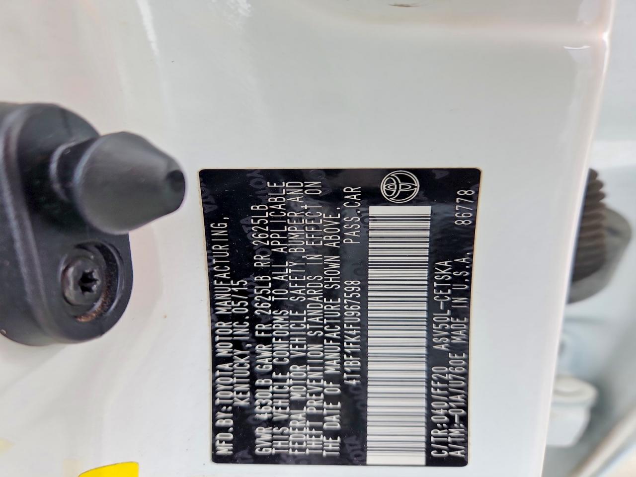 2015 TOYOTA CAMRY SE photo 25