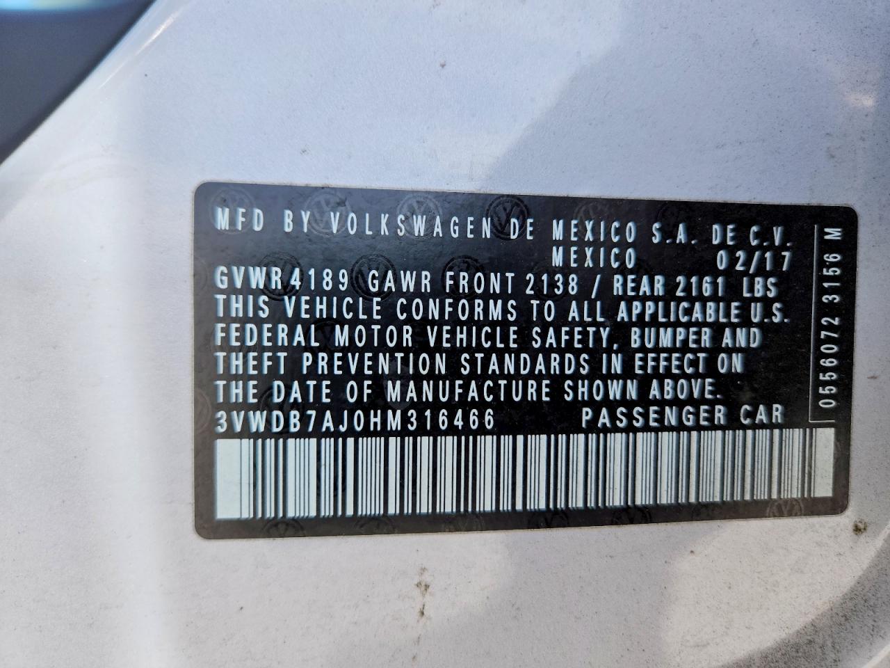 2017 VOLKSWAGEN JETTA SE photo 23