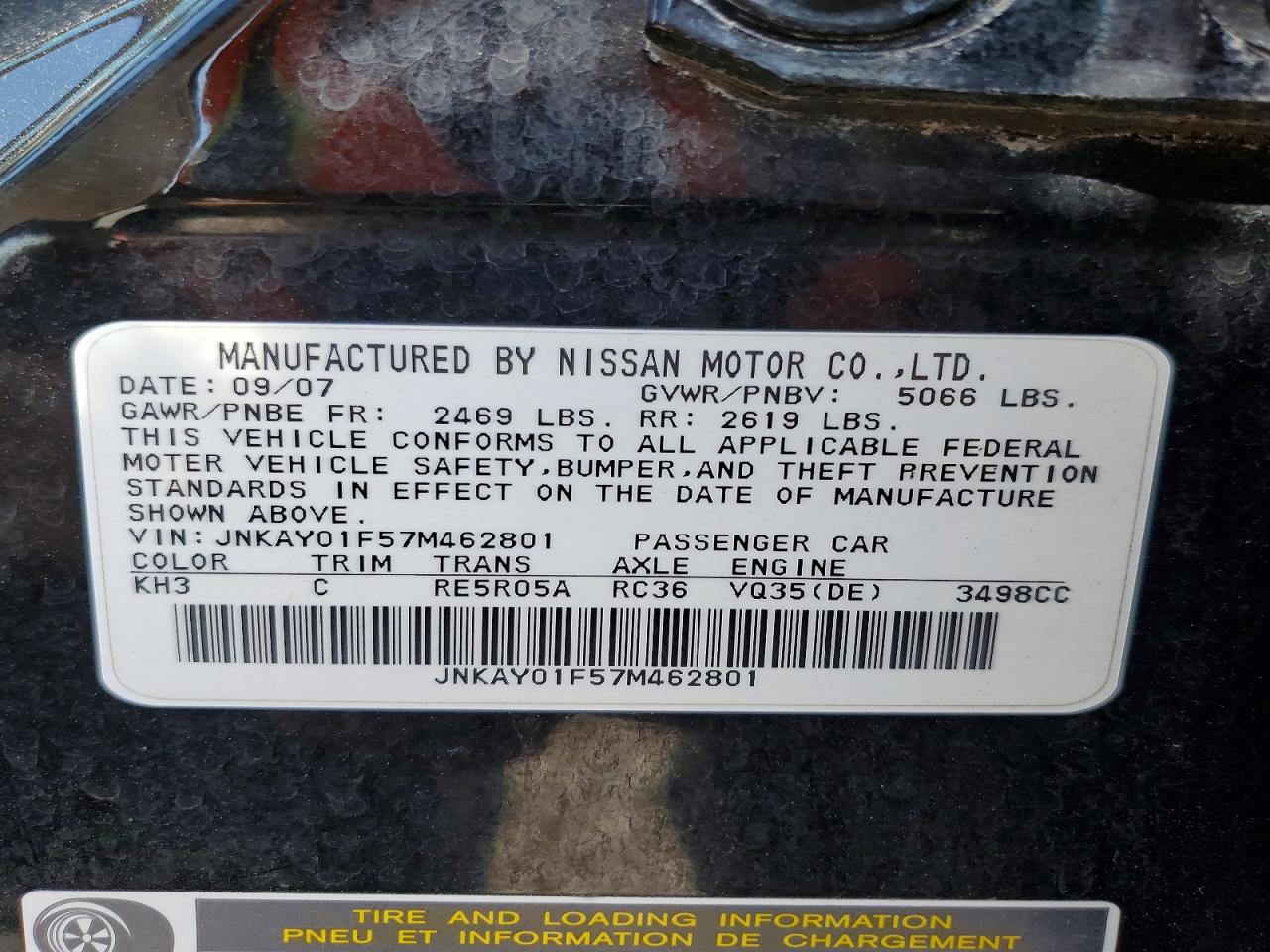 2007 INFINITI M35 X photo 23