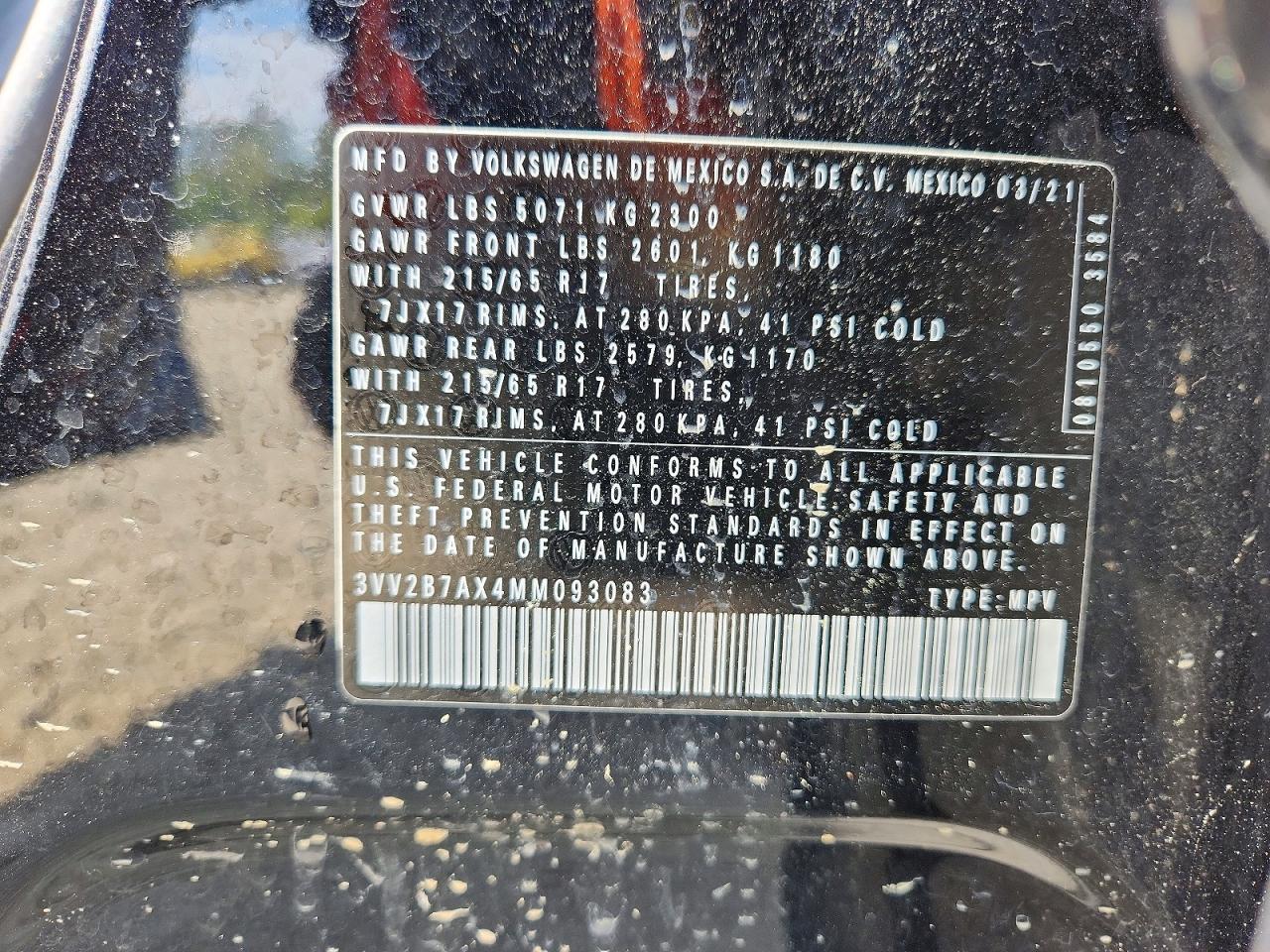 2021 VOLKSWAGEN TIGUAN SE photo 25