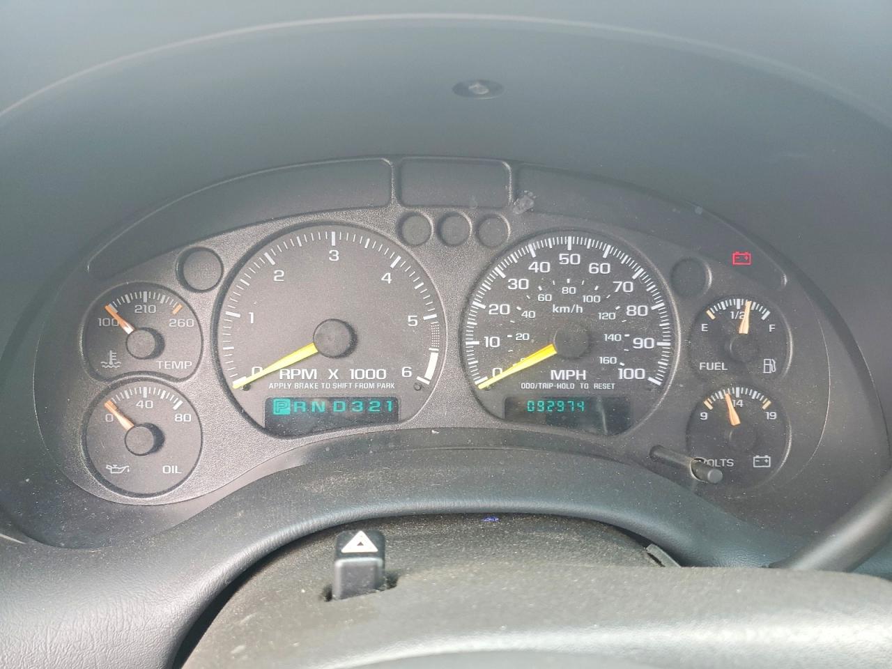2001 CHEVROLET BLAZER photo 9