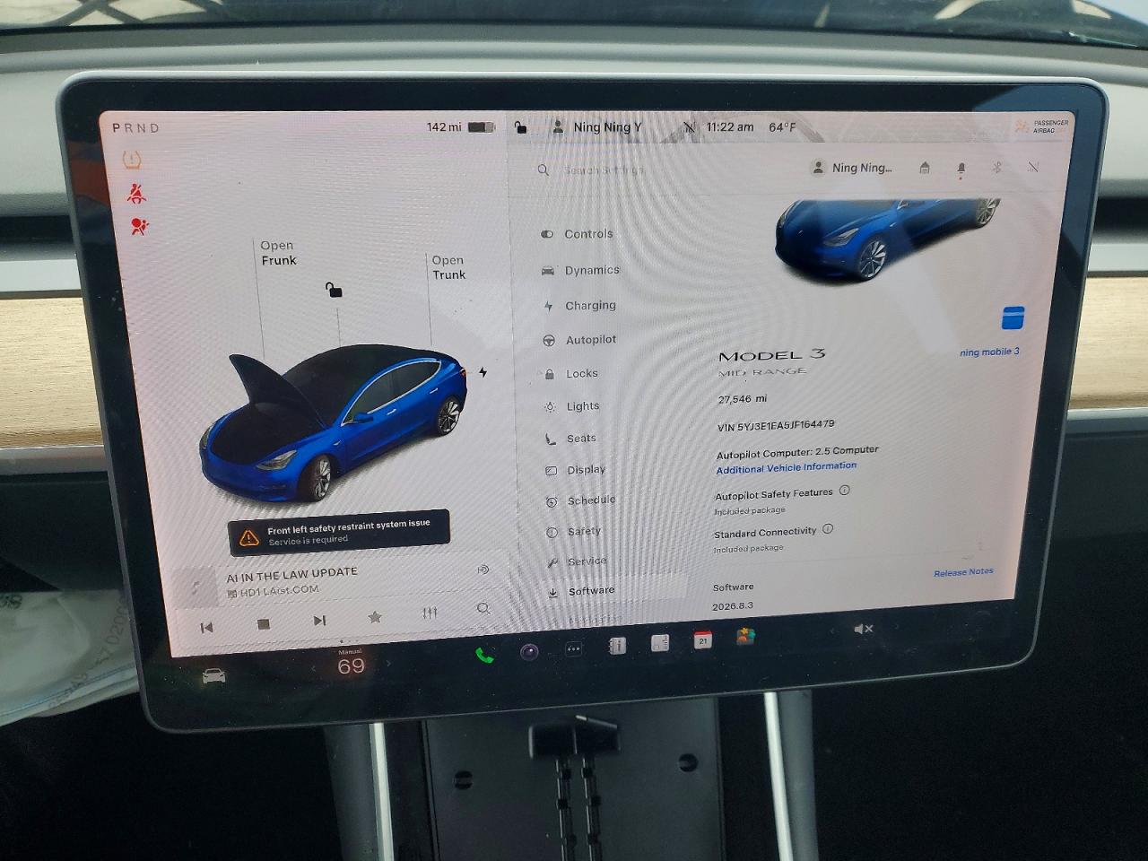 2018 TESLA MODEL 3 photo 17