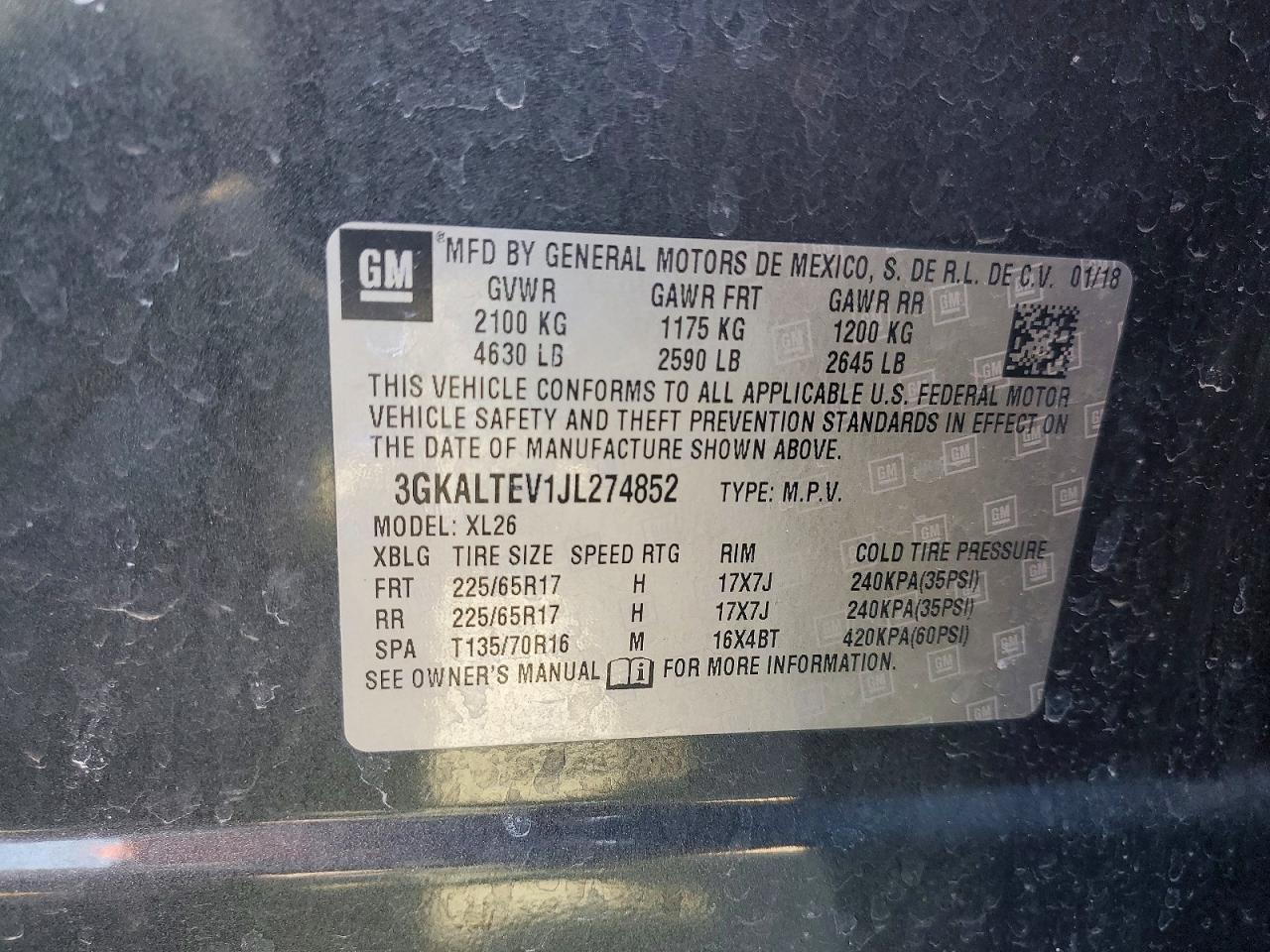 2018 GMC TERRAIN SLE photo 25