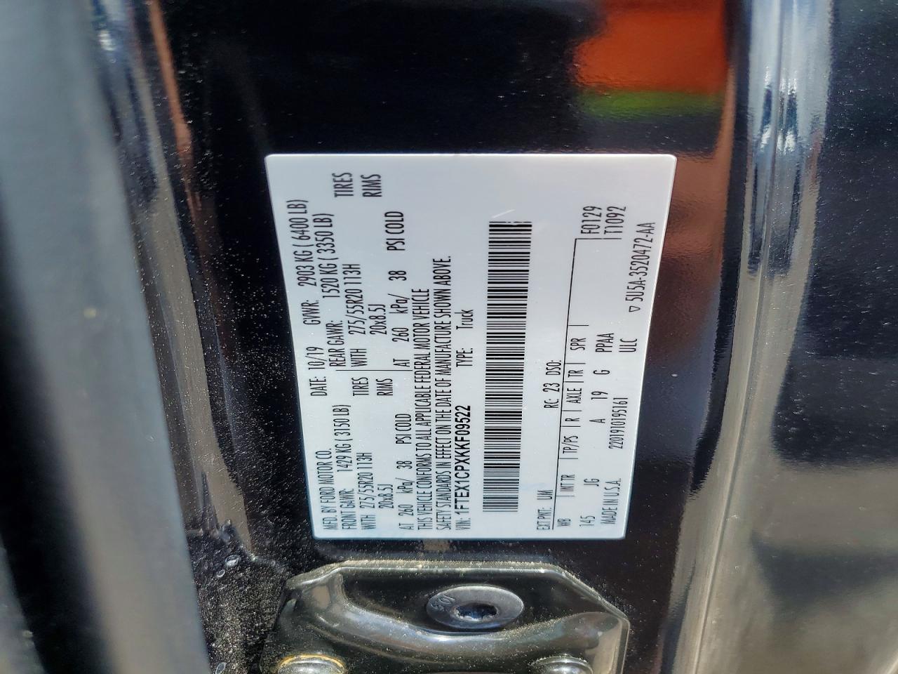 2019 FORD F150 SUPER CAB photo 25