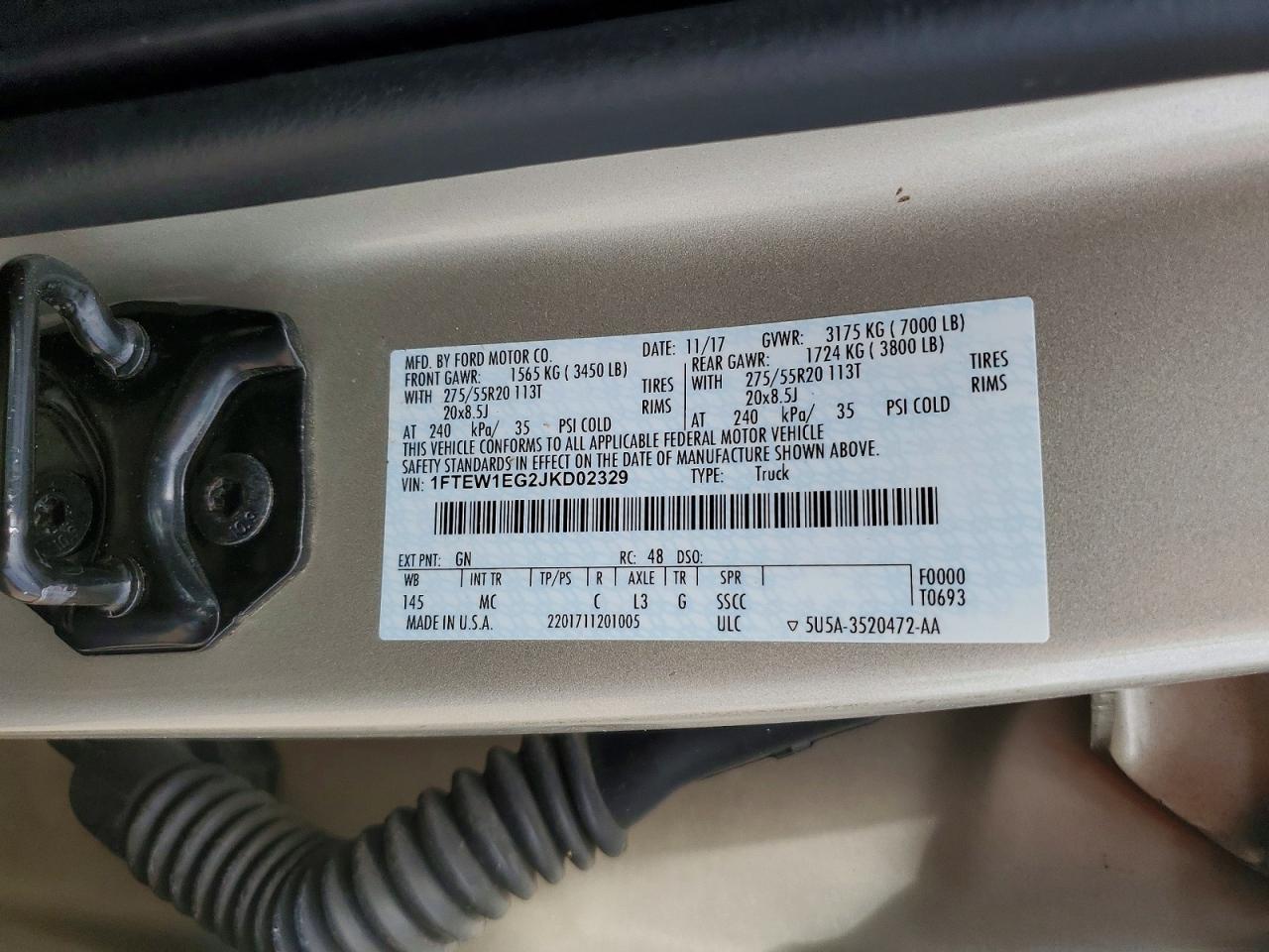 2018 FORD F150 SUPERCREW photo 23