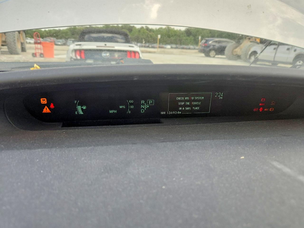 2015 TOYOTA PRIUS TWO photo 9