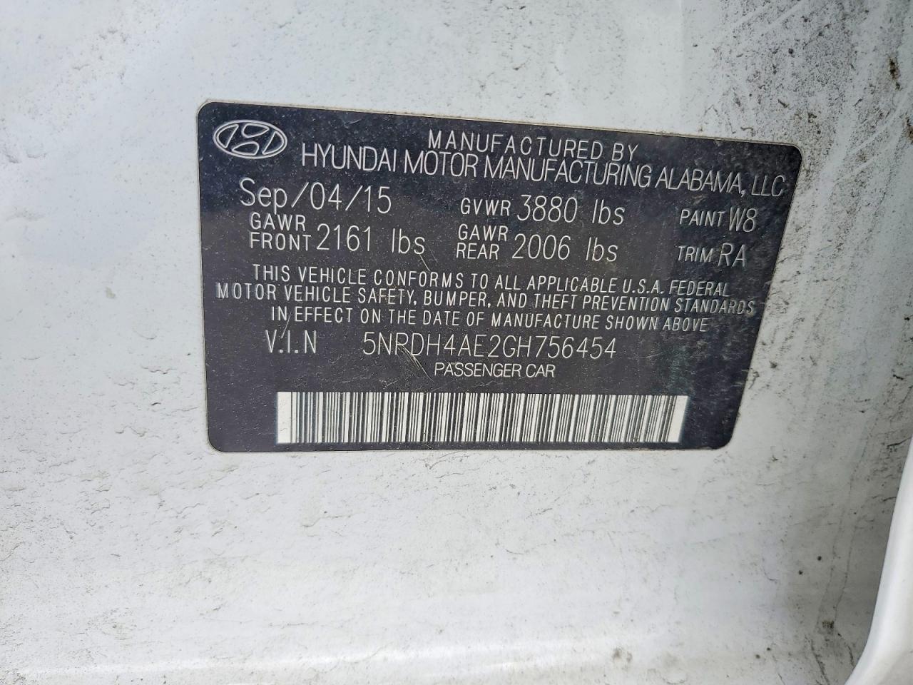 2016 HYUNDAI ELANTRA SE photo 34