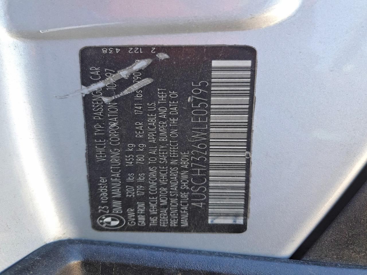 1998 BMW Z3 1.9 photo 12