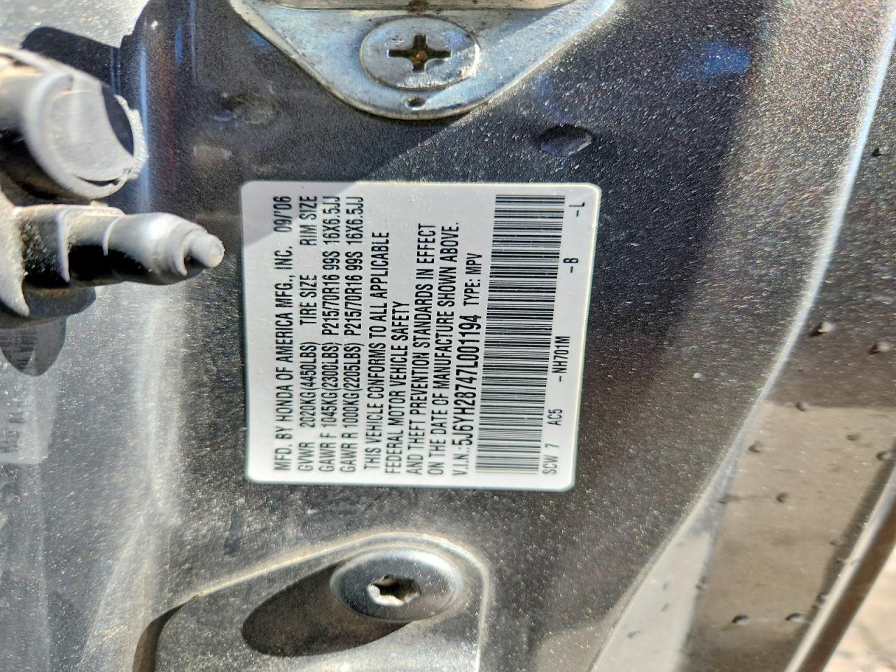 2007 HONDA ELEMENT EX photo 40