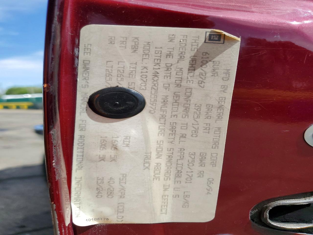 1994 GMC SIERRA K1500 photo 23