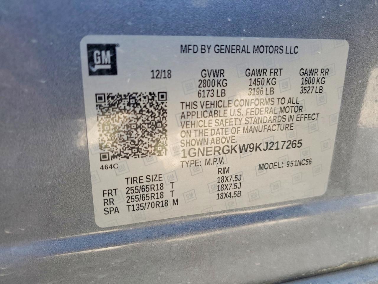 2019 CHEVROLET TRAVERSE LT photo 27