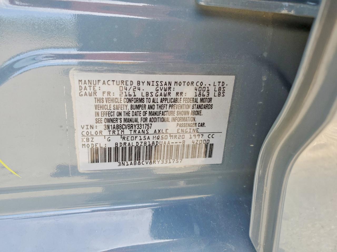 2024 NISSAN SENTRA SV photo 25