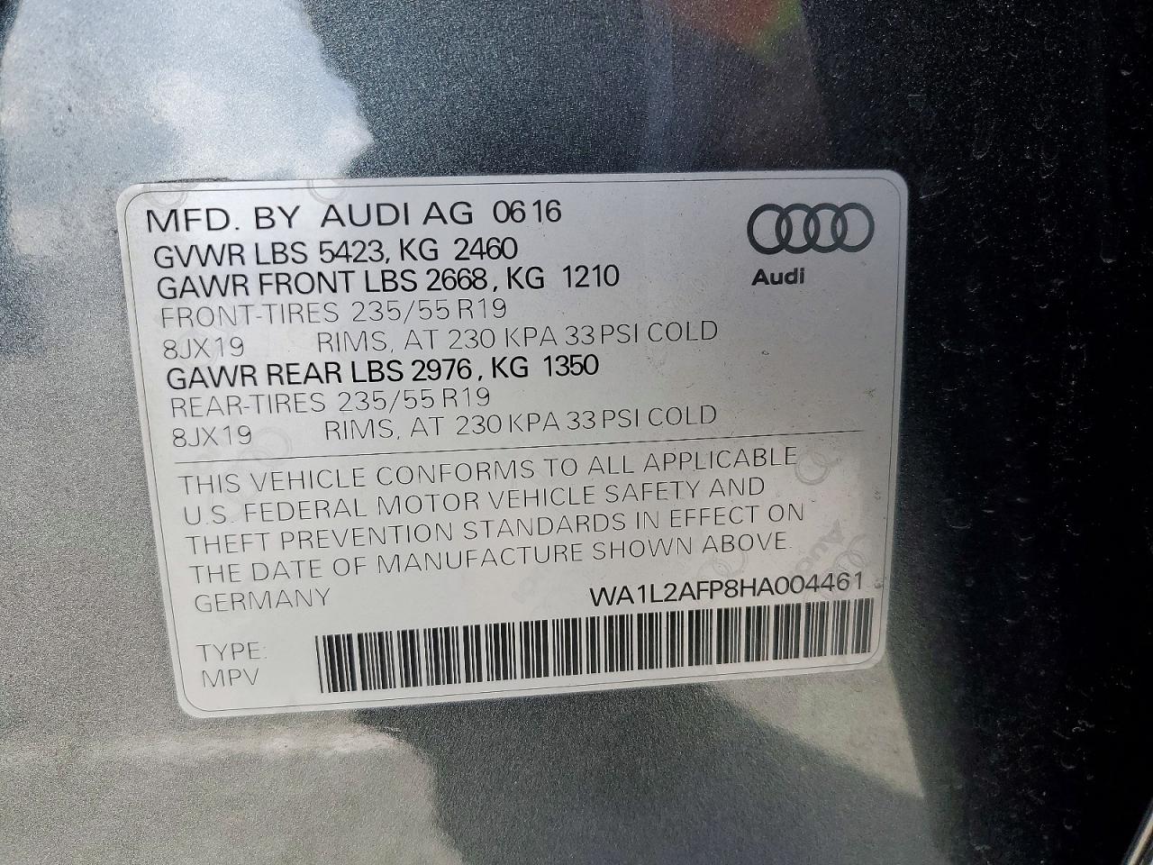 2017 AUDI Q5 PREMIUM PLUS photo 34